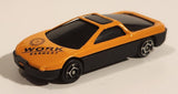 Unknown Brand Sports Car Work Earnest Orange Die Cast Toy Car Vehicle