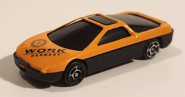 Unknown Brand Sports Car Work Earnest Orange Die Cast Toy Car Vehicle