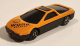 Unknown Brand Sports Car Work Earnest Orange Die Cast Toy Car Vehicle