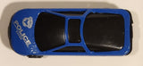 Unknown Brand Super Police Cop Blue Die Cast Toy Car Vehicle
