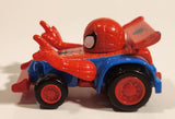2003 Maisto Marvel Spider-Man Red and Blue Die Cast Toy Race Car Vehicle