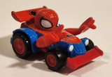 2003 Maisto Marvel Spider-Man Red and Blue Die Cast Toy Race Car Vehicle