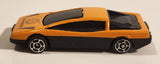 Unknown Brand Sports Car Construction Orange Die Cast Toy Car Vehicle