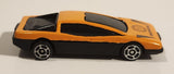 Unknown Brand Sports Car Construction Orange Die Cast Toy Car Vehicle