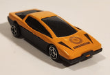 Unknown Brand Sports Car Construction Orange Die Cast Toy Car Vehicle
