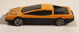 Unknown Brand Sports Car Construction Orange Die Cast Toy Car Vehicle