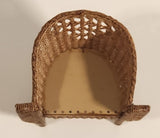 Vintage Wilhelmina Hand Made Wicker Chair Dollhouse Sized Miniature Toy No Cushion