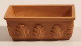 Embossed Terracotta Style Brown Plastic Dollhouse Sized Miniature Toy