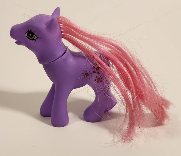 My Little Pony Style Purple Flutter Pony 3" Tall Toy Figure