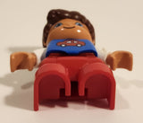 Lego Duplo Brother Boy with Car Shirt 2" Tall Toy Figure