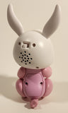 Freefa Finger Puppets Pink and White Bunny Rabbit 5 1/2" Talking Toy Figure