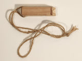 Handmade Wood Whistle with String