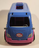 2004 Origin Products Polly Pocket Disco Party Bus Blue Van Toy Vehicle with Sound