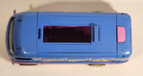2004 Origin Products Polly Pocket Disco Party Bus Blue Van Toy Vehicle with Sound