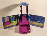 2004 Origin Products Polly Pocket Disco Party Bus Blue Van Toy Vehicle with Sound