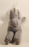 2022 Douglas The Cuddly Toy Grey and White Unicorn 12" Stuffed Plush Toy