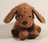 2002 KYCE Inc Brown Dog 7" Stuffed Plush Toy