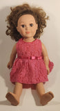 Battat OG Our Generation Doll Pink Dress Brunette Hair 18" Toy Doll with Opening and Closing Eyes