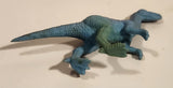 Purple and Green Velociraptor Dinosaur Toy Figure