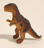 Brown Grey Orange Tyrannosaurus T-Rex Dinosaur Toy Figure