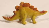 Orange and Yellow Stegosaurus Dinosaur Toy Figure