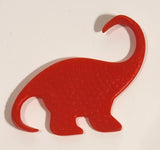 Flat Red Dinosaur Toy Figure