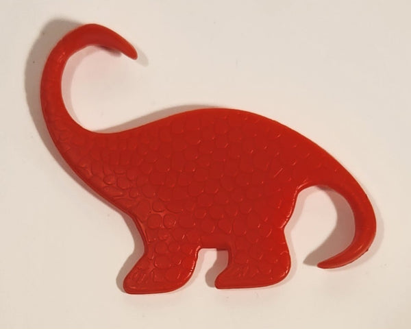 Flat Red Dinosaur Toy Figure