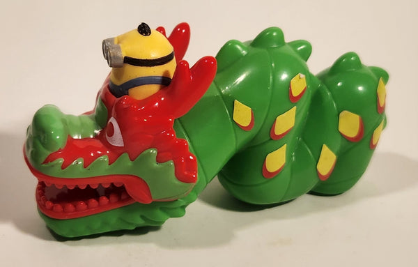 2022 McDonald's USC Minions The Rise of Gru Otto's Dragon Rider 4" Long Plastic Toy Figure