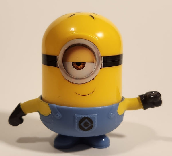 2024 McDonald's USC Illumination Despicable Me 4 Minion Short Hair 3" Tall Plastic Toy Figure