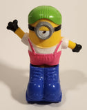2022 McDonald's USC Illumination Minions The Rise of Gru Minion Roller Skater Stuart 3 1/4" Tall Plastic Toy Figure