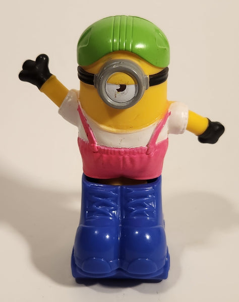 2022 McDonald's USC Illumination Minions The Rise of Gru Minion Roller Skater Stuart 3 1/4" Tall Plastic Toy Figure