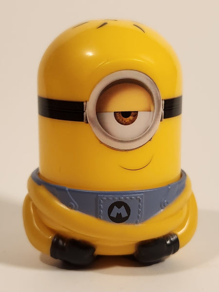 2024 McDonald's USC Illumination Despicable Me 4 Minion Short Hair 3" Tall Plastic Toy Figure