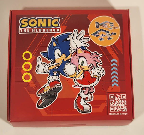 2023 McDonald's Sega Sonic The Hedgehog 2 Movie Sonic and Amy Puzzles in Box