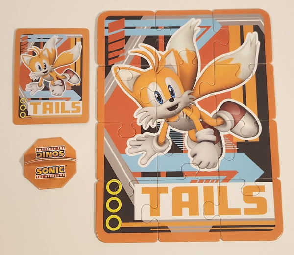 2023 McDonald's Sega Sonic The Hedgehog 2 Movie Tails 12 Piece Puzzle