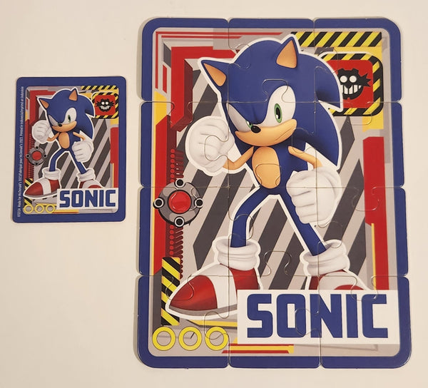 2023 McDonald's Sega Sonic The Hedgehog 2 Movie Sonic 12 Piece Puzzle