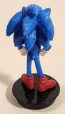 2022 Snapco Paramount Pictures Sonic The Hedgehog 2 Sonic 3" Tall Cineplex Movie Theatre Drink Topper Toy Figure