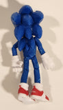 2022 Jakks Sega Sonic The Hedgehog 2 Movie Sonic 4 1/4" Tall Toy Figure with Map and Coin Pouch