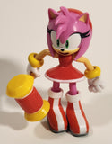 Jakks Sega Sonic The Hedgehog Amy with Hammer 4" Tall Toy Figure