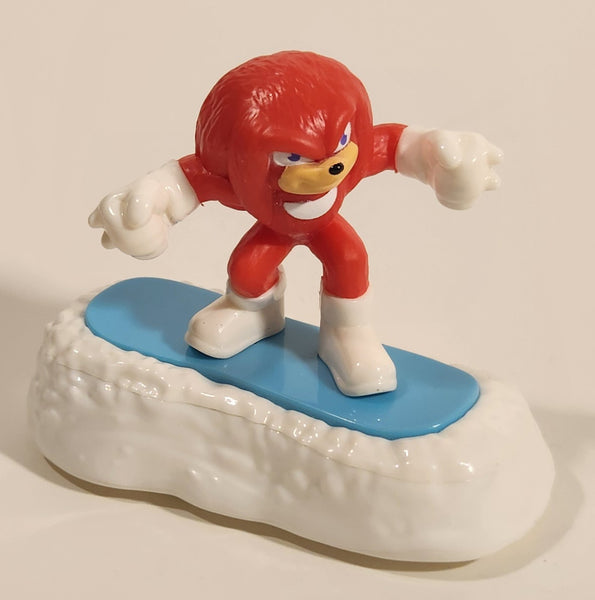 2022 McDonald's Sonic The Hedgehog 2 Movie Knuckles The Echidna 3" Tall Plastic Toy Figure
