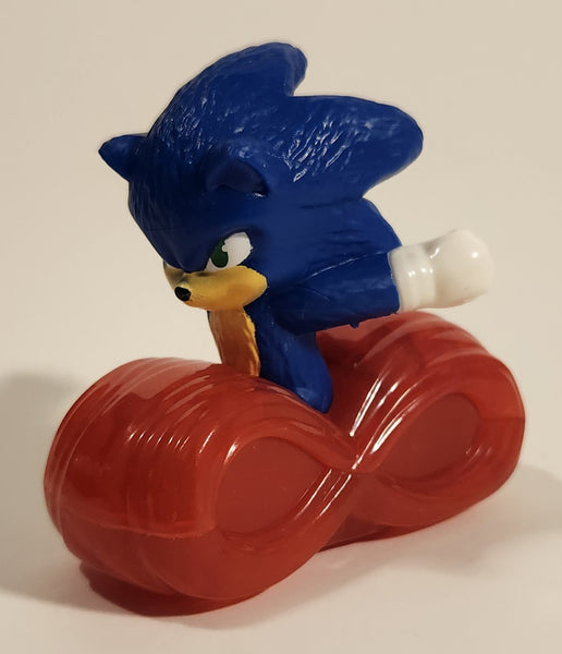 2022 McDonald's Sonic The Hedgehog 2 Movie Sonic 2 1/4" Tall Plastic Toy Figure