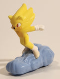 2022 McDonald's Sonic The Hedgehog 2 Movie Yellow Super Sonic 3" Tall Plastic Toy Figure