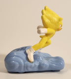 2022 McDonald's Sonic The Hedgehog 2 Movie Yellow Super Sonic 3" Tall Plastic Toy Figure