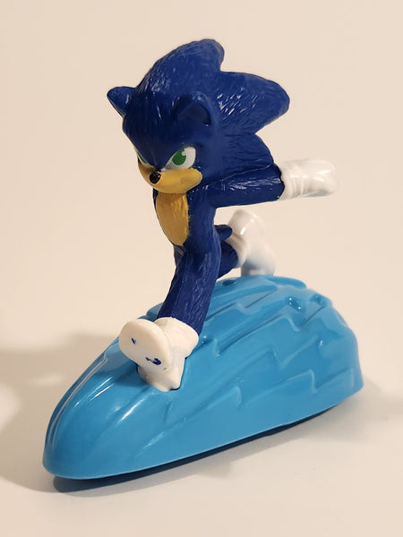 2022 McDonald's Sonic The Hedgehog 2 Movie Sonic 3" Tall Plastic Toy Figure