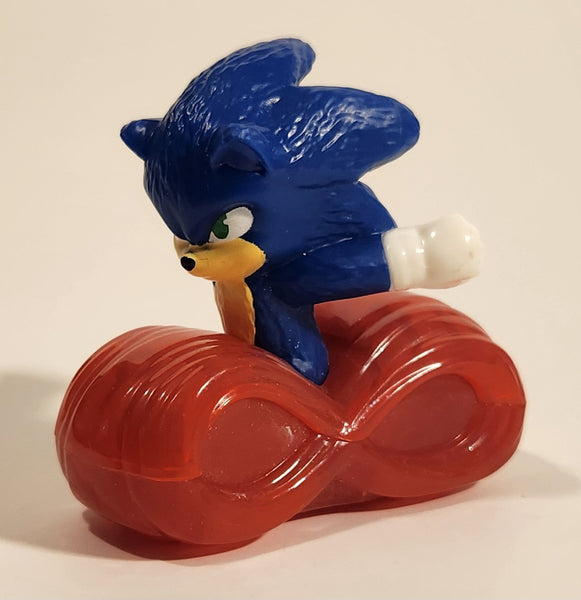 2022 McDonald's Sonic The Hedgehog 2 Movie Sonic 2 1/4" Tall Plastic Toy Figure