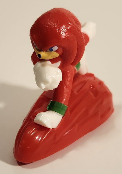 2022 McDonald's Sonic The Hedgehog 2 Movie Knuckles The Echidna 2 1/2" Tall Plastic Toy Figure