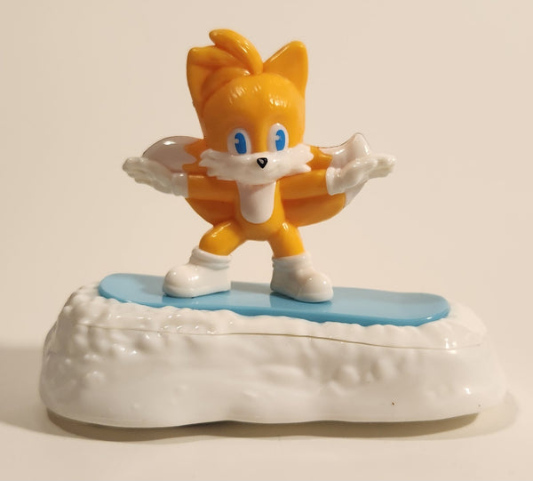 2022 McDonald's Sonic The Hedgehog 2 Movie Tails 2 1/4" Tall Plastic Toy Figure