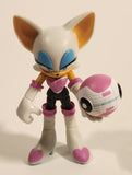 2022 Jakks Sega Sonic The Hedgehog Movie Rogue The Bat 4" Tall Toy Figure with Ball Accessory