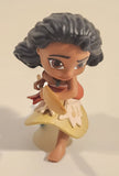 Disney Princess Young Moana 2 1/2" Tall Toy Doll Figure with Paddle Accessory