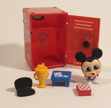 Just Play Disney Doorables Academy Locker Mickey Mouse Red Plastic Toy Figure and Accessories Set
