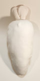 White Carrot Shaped Bunny Rabbit 12" Stuffed Plush Toy